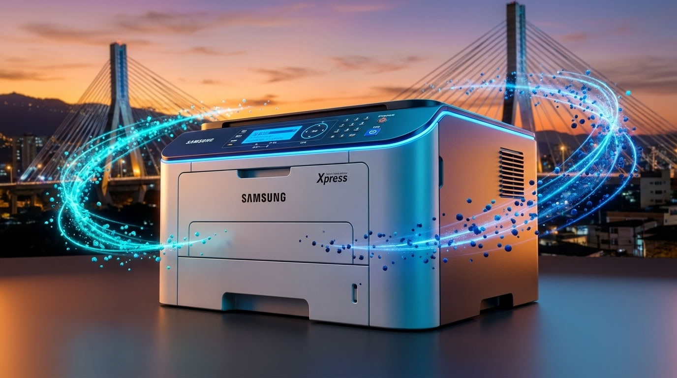 Mantenimiento de Impresoras Samsung en Pereira con Viaducto de fondo